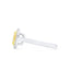 Anello con diamante giallo fantasia a taglio ovale da 1,71 ct