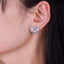 4.45CT Fancy Pink Mix Shape Diamond Earrings