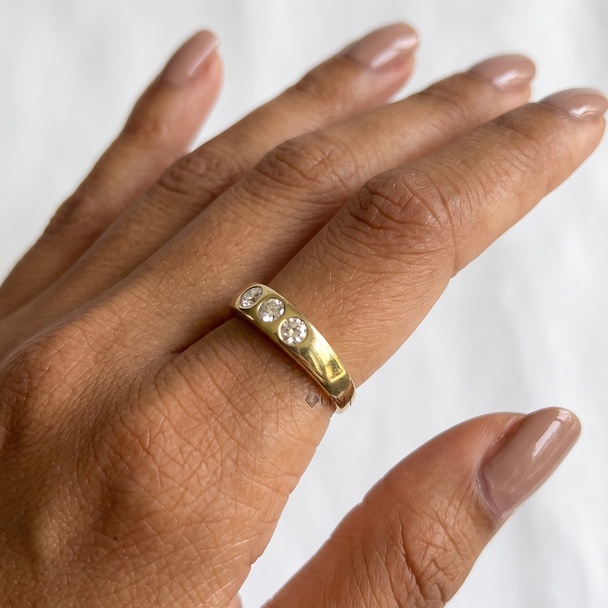 5mm Flush Dome Stackable Ring