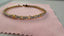 Letter Diamond Tennis Bracelet