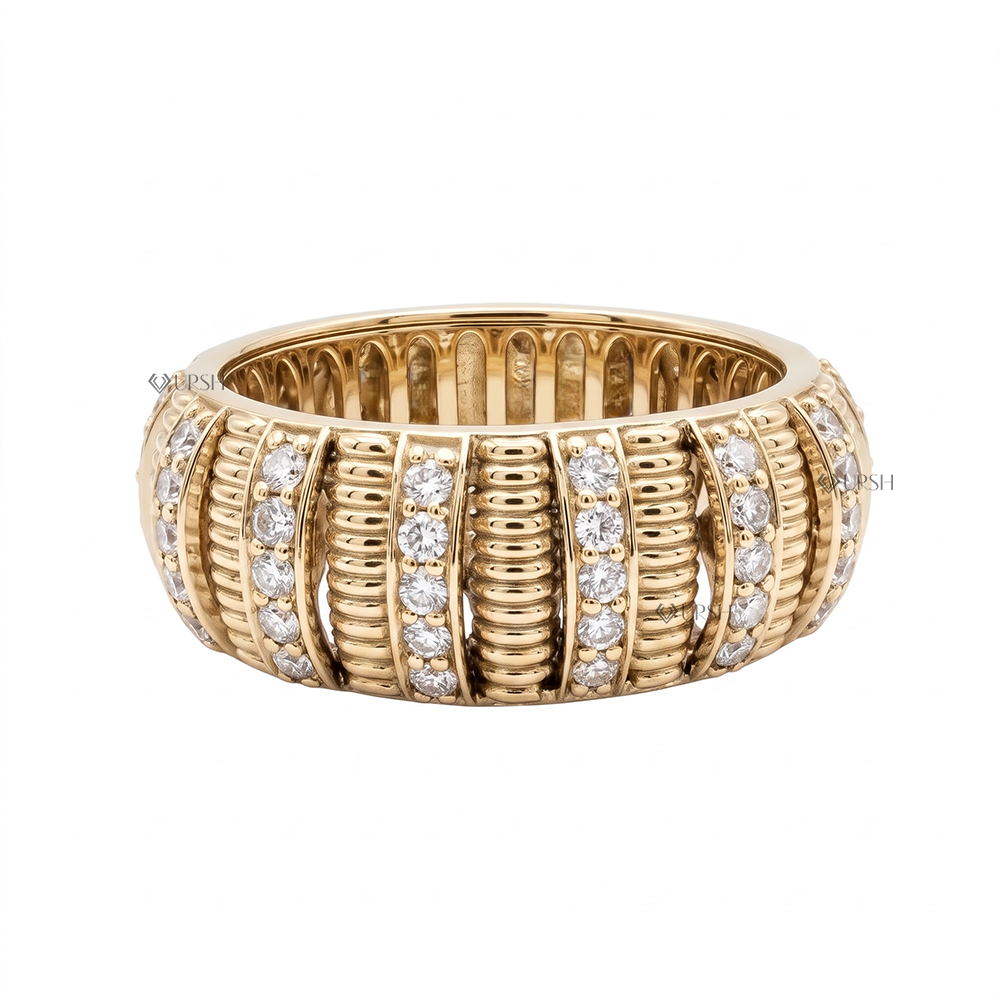 Ribbed Architectural Statement Band
