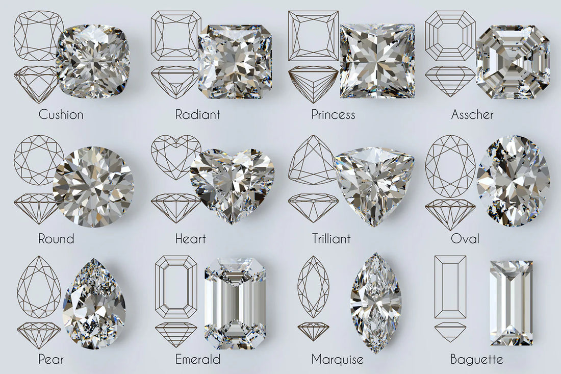 Diamond Shapes - What Are The 10 Most Popular Iconic Diamond Shape - URSH Diamond