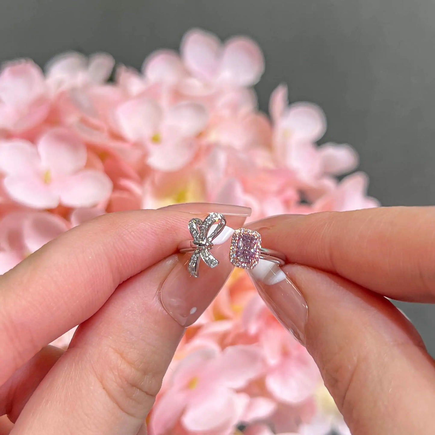 0.45 Radiant Cut Fancy-Colored Yellow Diamond Ring