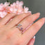 0.45 Radiant Cut Fancy-Colored Yellow Diamond Ring