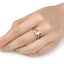 0.64ct Round Brillant Cut White Diamond Ring
