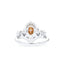 0.68ct Oval Cut Fancy-Purple Pink Diamond Ring