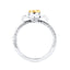 1.31ct Oval Cut Fancy Yellow Diamond Ring