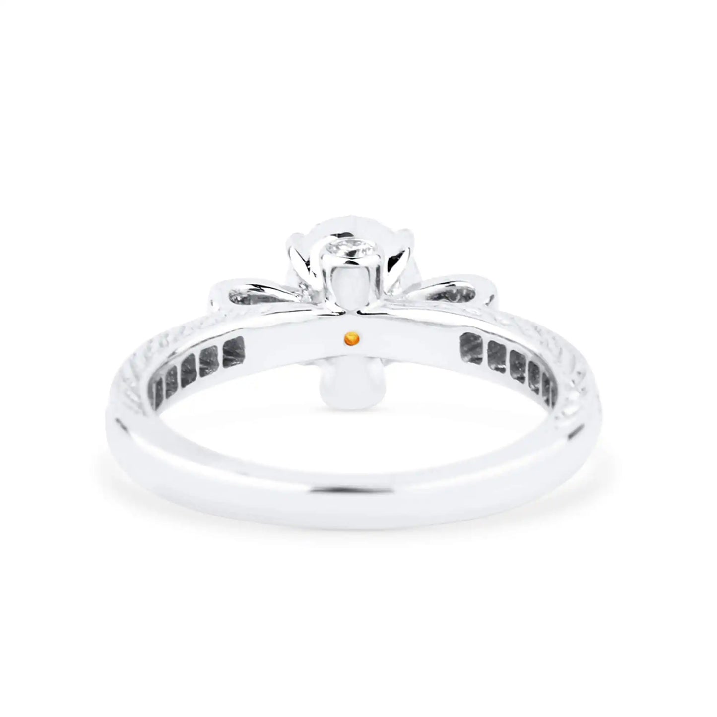 1.31ct Oval Cut Fancy Yellow Diamond Ring