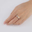 1.31ct Oval Cut Fancy Yellow Diamond Ring