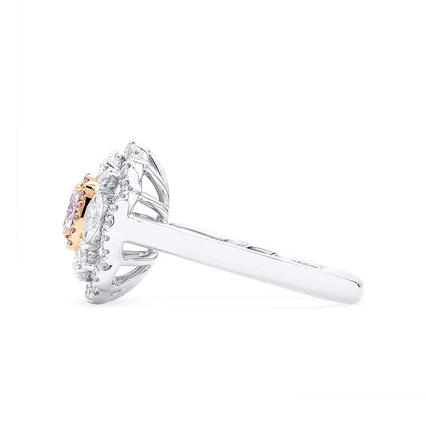 1.33ct Cushion Cut Fancy Yellow Diamond Ring