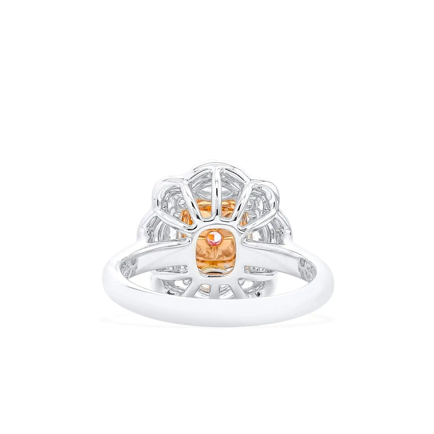 1.33ct Cushion Cut Fancy Yellow Diamond Ring