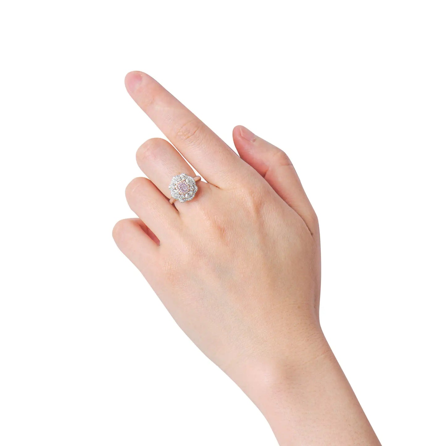 1.33ct Cushion Cut Fancy Yellow Diamond Ring