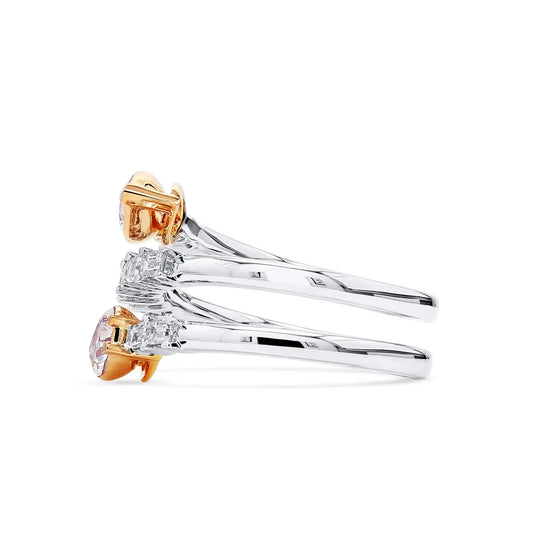 1.33ct Fancy Light Pink Diamond Ring