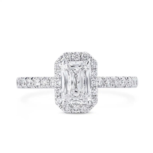 1.54 Radiant Cut Engagement Diamond Ring