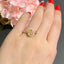 1.71ct Oval Cut Fancy Yellow Diamond Ring