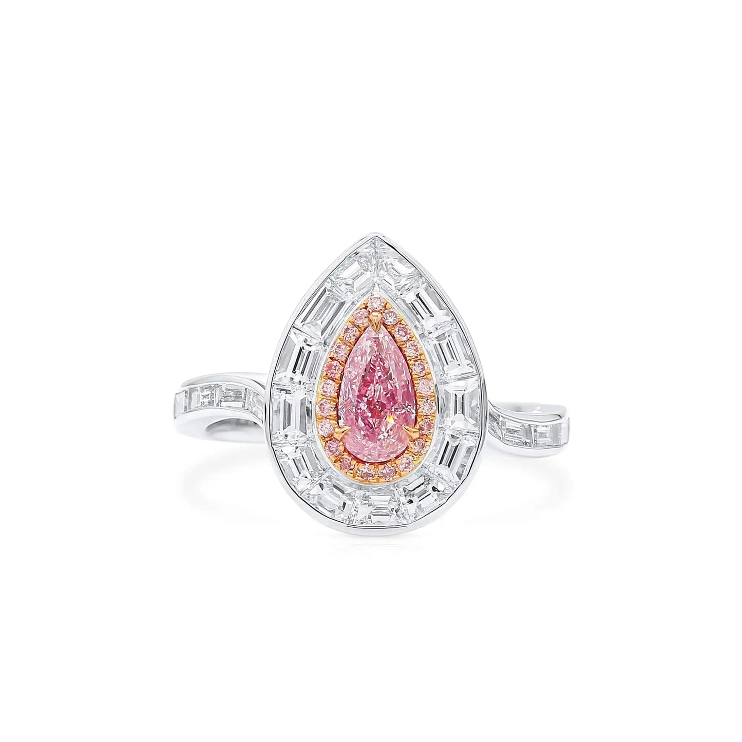 1.84ct Fancy Light Pink Diamond Ring