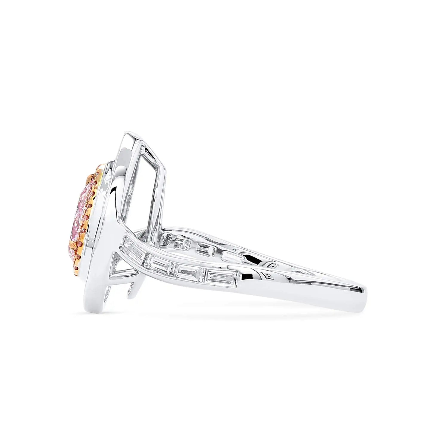 1.84ct Fancy Light Pink Diamond Ring