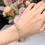 10.67ct Fancy Pink And White Diamond Bracelet