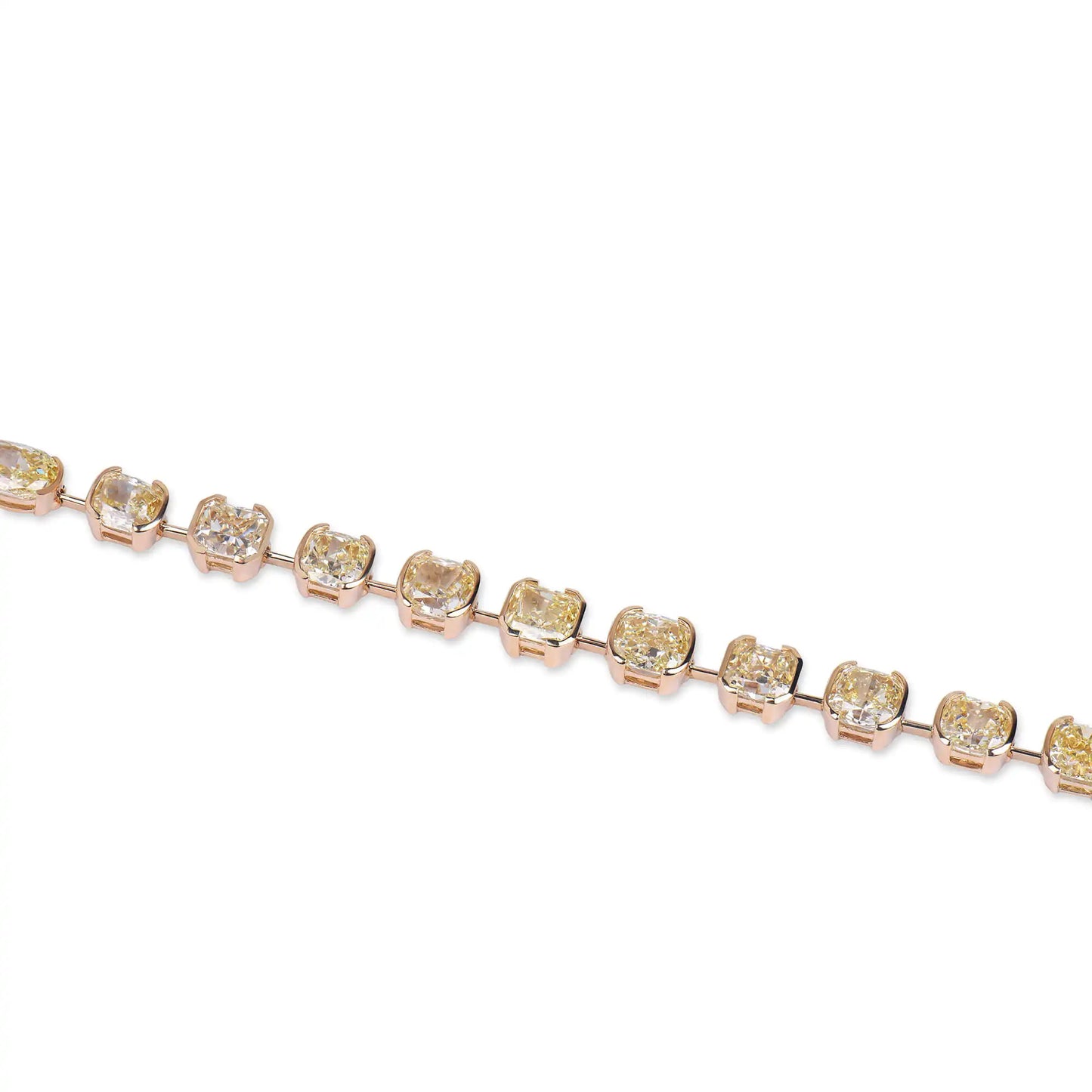 13.24ct Fancy Yellow Diamond Bracelet