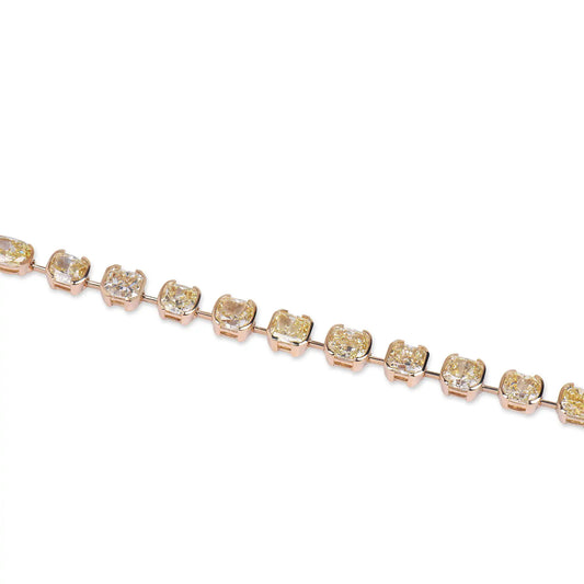 13.24ct Fancy Yellow Diamond Bracelet