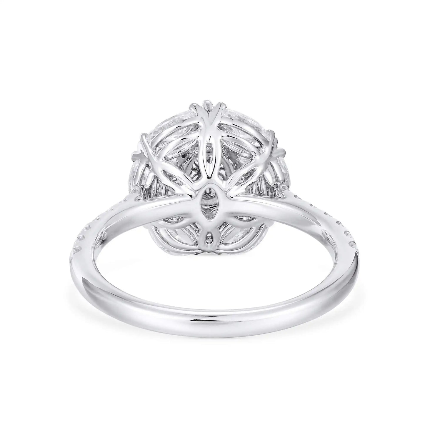 2.04ct Oval Cut Fancy-Light Pink Diamond Ring