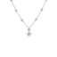 2.52ct White Heart Shape Diamond Necklace