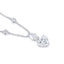 2.52ct White Heart Shape Diamond Necklace