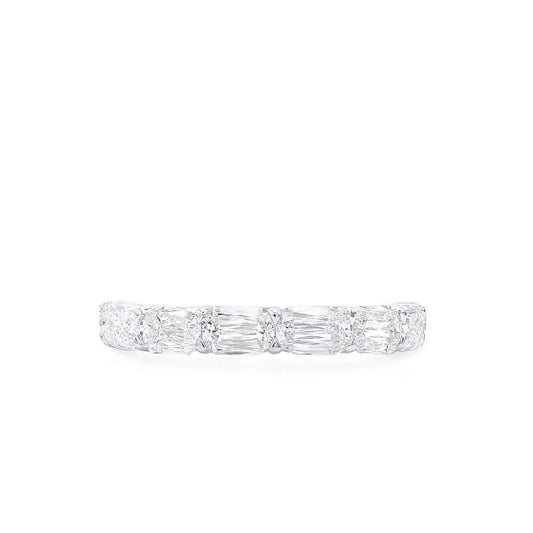 2.57 cushion cut eternity diamond band