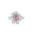2.80ct Oval Cut Fancy-Light Pink Diamond Ring