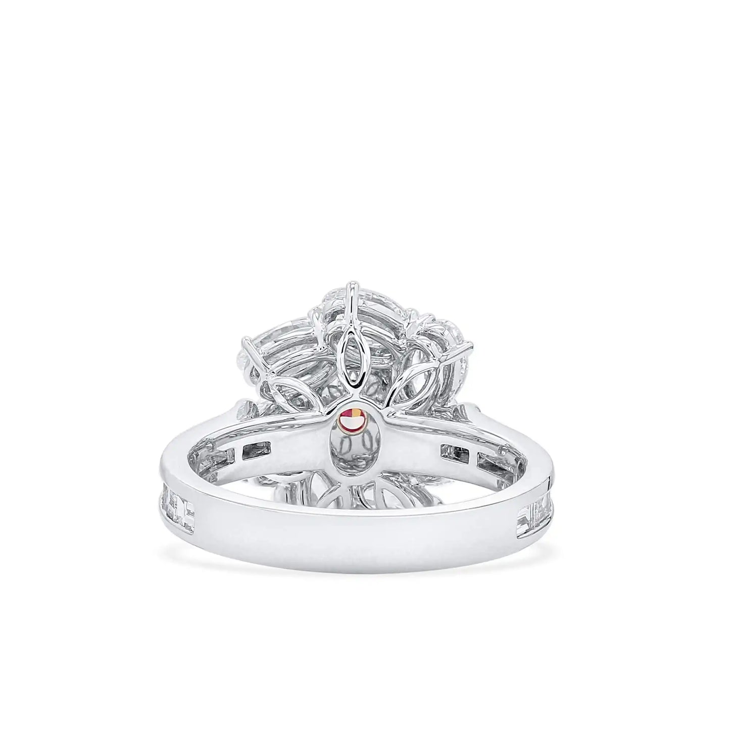 2.80ct Oval Cut Fancy-Light Pink Diamond Ring