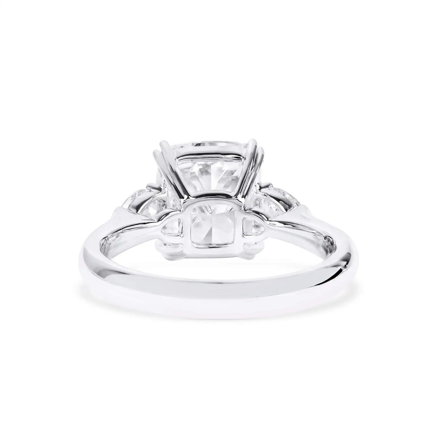 3.49ct Cushion Cut White Diamond Ring