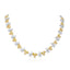 Collana con diamanti gialli fantasia da 32,87 ct