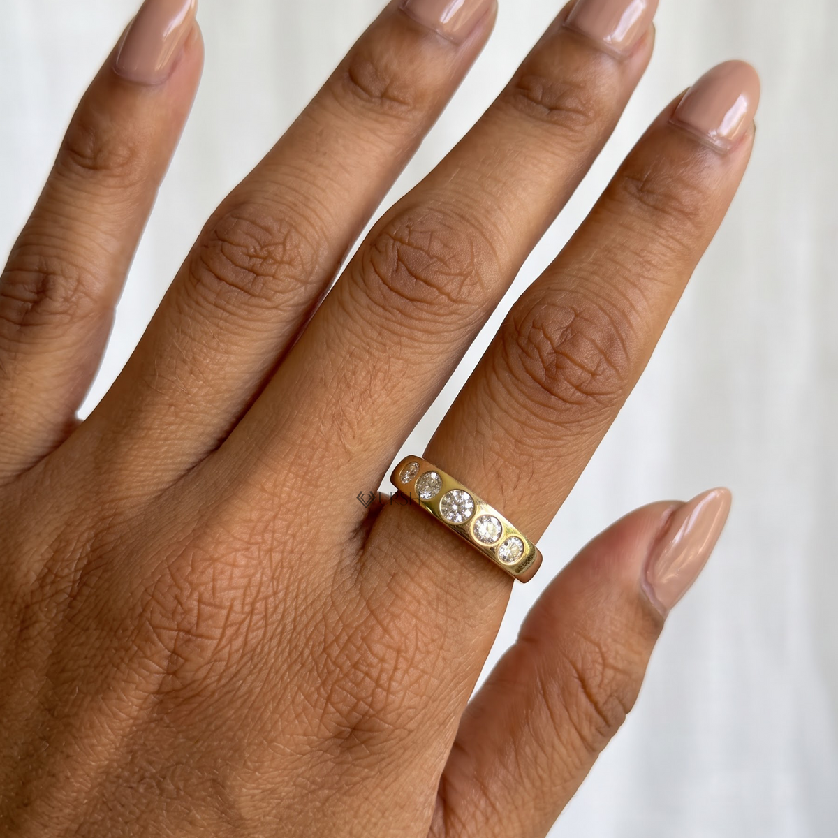 5mm Flush Dome Stackable Ring