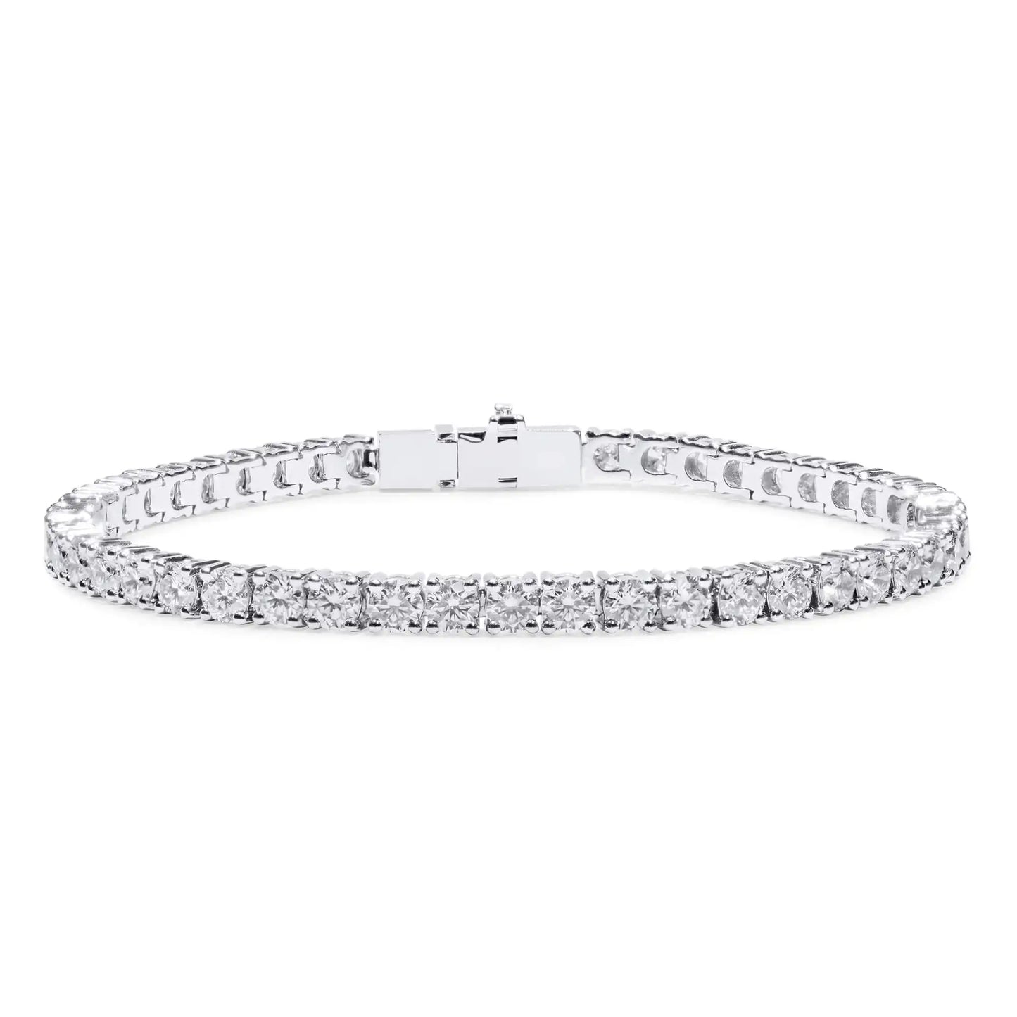 natural diamond tennis bracelet 