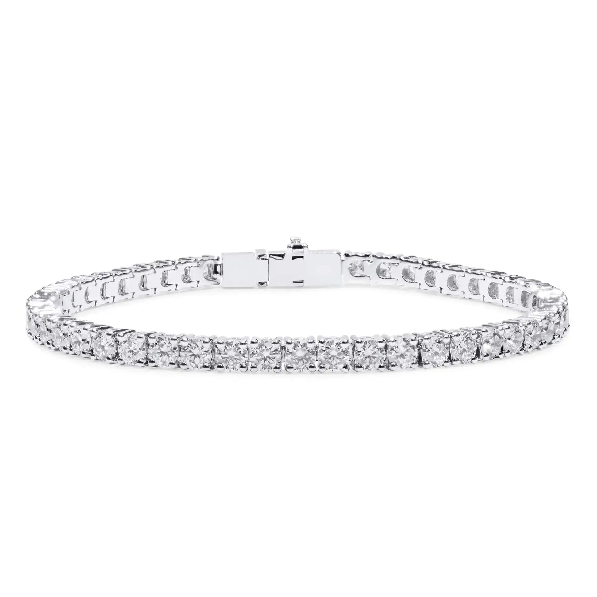 natural diamond tennis bracelet 