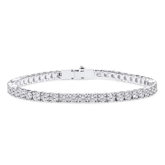 natural diamond tennis bracelet 