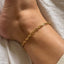 14k Solid Yellow Gold Anklet