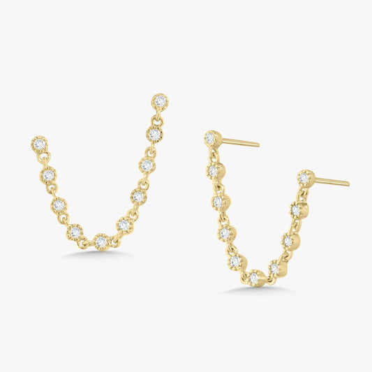 Double Piercing Dangle Earring