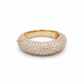 5.5mm Full Pave Dome Statement Ring